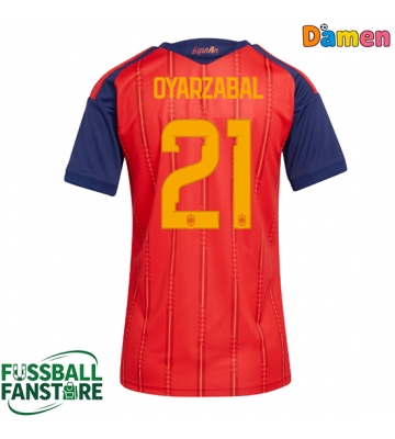 Spanien Mikel Oyarzabal #21 Replik Heimtrikot Damen WM 2026 Kurzarm